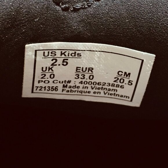 VANS Black Gold Rabbit Bunny Sneakers Slip On Unisex Youth Kids 2.5 - Picture 8 of 8